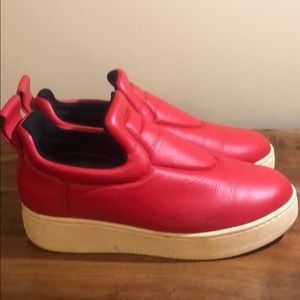 Celine Leather Slip-on Sneakers 37
